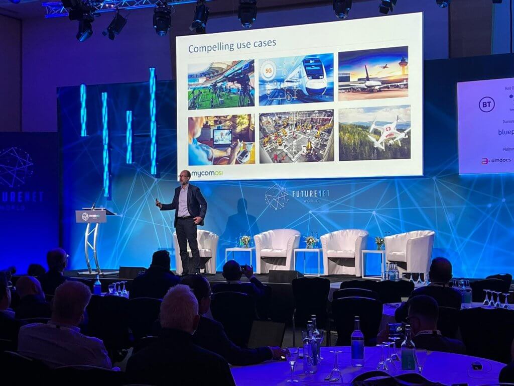 MYCOM OSI President and CTO presenting ‘5G Slicing: A Roadmap for Success’ at FutureNet World, London